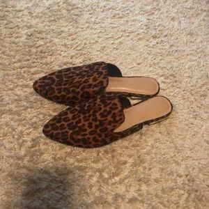 Cheetah Mules - New - Never Worn